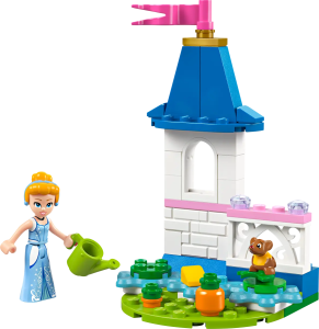 LEGO 30695 Disney Miniaturowy zamek Kopciuszka z ogrodem