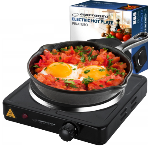 Kuchenka elektryczna ESPERANZA PINATUBO CZARNA EKH002K
