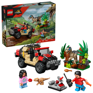 LEGO 76972 Jurassic World Ucieczka terenówką przed raptorem