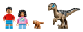 LEGO 76972 Jurassic World Ucieczka terenówką przed raptorem