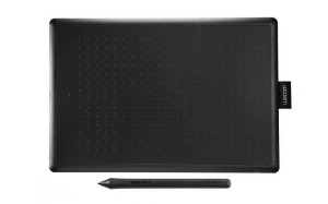 Wacom One by Medium tablet graficzny Czarny, Czerwony 2540 lpi 216 x 135 mm USB