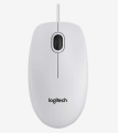Logitech Mysz przewodowa B100 biała 910-003360