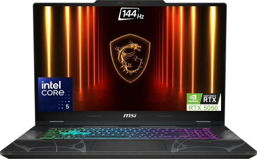 Laptop MSI Cyborg 17 B2RW 17,3" FHD 144Hz Core 5 210H RTX5050 8GB
