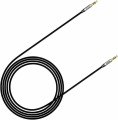 Kabel audio mini jack 3,5mm AUX Baseus Yiven 1m (czarno-srebrny)