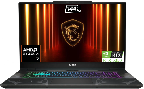 Laptop MSI Cyborg A17 AI 17,3" FHD 144Hz Ryzen 7 260 RTX5050 8GB