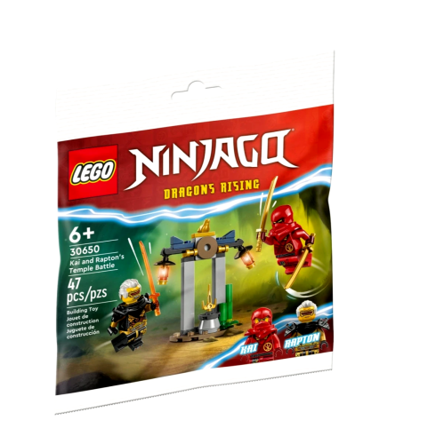 LEGO 30650 NINJAGO Bitwa Kaia i Raptona w świątyni