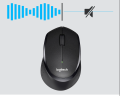Mysz bezprzewodowa Logitech M330 Silent Plus optyczna czarna 910-004909