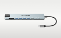 Stacja dokująca Blitzwolf BW-TH5 10w1 USB-C (srebrny)