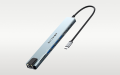 Stacja dokująca Blitzwolf BW-TH5 10w1 USB-C (srebrny)