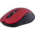 DEFENDER MYSZ BEZPRZEWODOWA GASSA MM-105 RF SILENT CLICK CZERWONA 52103