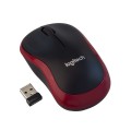 Bezprzewodowa mysz Logitech M185 (2 kolory) [Kolor: czerwony]