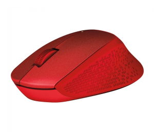 Mysz bezprzewodowa Logitech M330 Silent Plus optyczna czerwona 910-004911