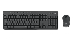 Zestaw bezprzewodowy Logitech MK295 SILENT WIRELESS klawiatura + mysz grafitowa 920-009800