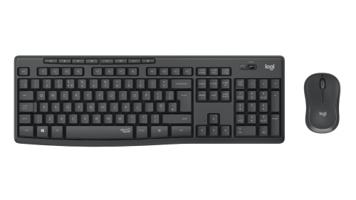 Zestaw bezprzewodowy Logitech MK295 SILENT WIRELESS klawiatura + mysz grafitowa 920-009800