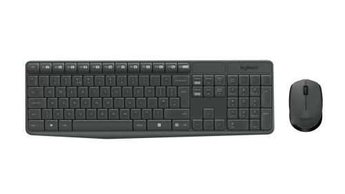 Zestaw bezprzewodowy Logitech MK235 klawiatura + mysz szara 920-007931