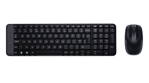 Zestaw bezprzewodowy Logitech MK220 klawiatura + mysz czarna 920-003161