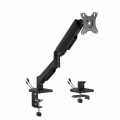 GEMBIRD BIURKOWE REGULOWANE RAMIĘ/UCHWYT NA MONITOR Z PORTAMI USB (REGULOWANE), OD 17" DO 32", OBCIĄŻENIE DO 9KG