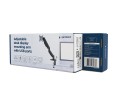GEMBIRD BIURKOWE REGULOWANE RAMIĘ/UCHWYT NA MONITOR Z PORTAMI USB (REGULOWANE), OD 17" DO 32", OBCIĄŻENIE DO 9KG