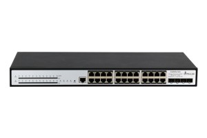 Extralink Switch PoE Chiron Pro 24x RJ45 1000Mb/s PoE, 4x SFP+, L3, zarządzalny, 370W
