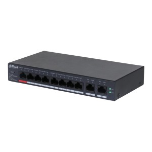 Switch zarządzalny Dahua CS4010-8GT-110 8x1GbE 2x1GbE uplink PoE 110W