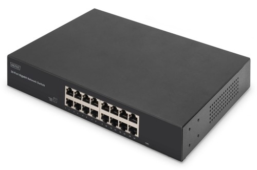 Switch niezarządzalny 19" Rack Gigabit 16x10/100/1000Mbps
