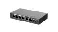Switch Ruijie Reyee RG-ES206GS-P 5-port GE PoE+ 54W 1x1Gb Combo Ext PSU