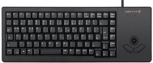 CHERRY XS Trackball G84-5400 klawiatura Biuro USB QWERTZ Niemiecki Czarny