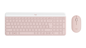 Zestaw bezprzewodowy Logitech MK470 klawiatura + mysz różowa 920-011322