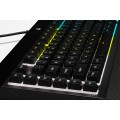 Korsarz | Gumowa kopuła | K55 RGB PRO | Klawiatura do gier | Klawiatura do gier | Światło LED RGB | Stany Zjednoczone | Przewodowe | Czarny