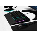 Korsarz | Gumowa kopuła | K55 RGB PRO | Klawiatura do gier | Klawiatura do gier | Światło LED RGB | Stany Zjednoczone | Przewodowe | Czarny