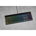 Korsarz | Gumowa kopuła | K55 RGB PRO | Klawiatura do gier | Klawiatura do gier | Światło LED RGB | Stany Zjednoczone | Przewodowe | Czarny