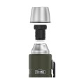 Termos z uchwytem na napoje 470 ml THERMOS - zieleń wojskowa