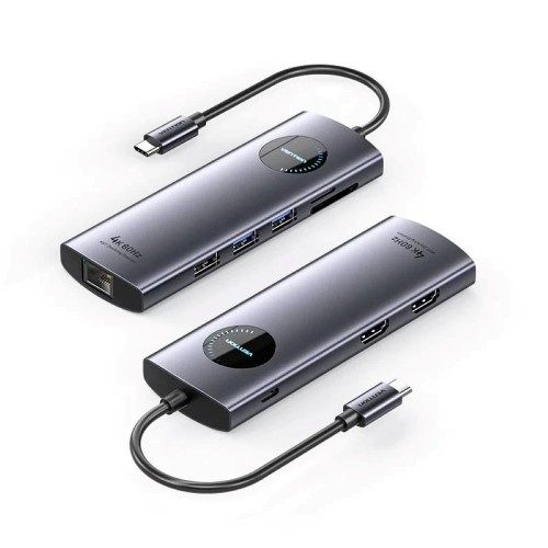 Stacja dokująca Vention 9 w 1 MST USB-C 4K 100W PD 5Gbps