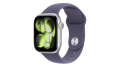 Smartwatch Apple Watch Series 11 GPS+Cellular koperta 42 mm z aluminium w kolorze srebrnym, pasek sportowy w kolorze mlecznego fioletu - rozmiar S/M - MF8H4MP/A