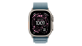 Smartwatch Apple Watch Ultra 3 GPS + Cellular koperta 49 mm z tytanu w kolorze naturalnym, opaska Alpine w kolorze jasnoniebieskim - rozmiar M - MEWM4QP/A