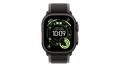 Smartwatch Apple Watch Ultra 3 GPS + Cellular koperta 49 mm z tytanu w kolorze czarnym, opaska Trail w kolorze czarnym/węgla drzewnego - rozmiar M/L - MF1H4QP/A