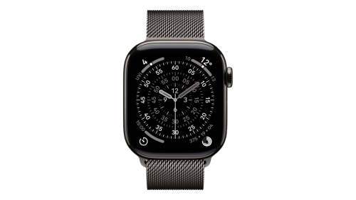 Smartwatch Apple Watch Series 11 GPS + Cellular koperta 42 mm z tytanu w kolorze łupku, bransoleta mediolańska w kolorze łupku - MF8U4MP/A