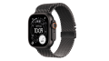 Smartwatch Apple Watch Ultra 3 GPS + Cellular, koperta 49 mm z tytanu w kolorze czarnym, bransoleta mediolańska z tytanu w kolorze czarnym - rozmiar L - MF1T4QP/A