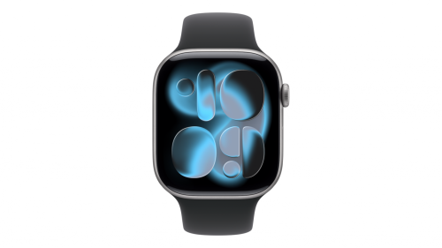 Smartwatch Apple Watch Series 11 GPS+Cellular koperta 46 mm z aluminium w kolorze gwiezdnej szarości, pasek sportowy w kolorze czarnym - rozmiar S/M - MFC94MP/A