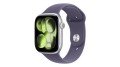 Smartwatch Apple Watch Series 11 GPS+Cellular koperta 46 mm z aluminium w kolorze srebrnym, pasek sportowy w kolorze mlecznego fioletu - rozmiar S/M - MFCP4MP/A