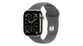 Smartwatch Apple Watch Series 11 GPS + Cellular, koperta 42 mm z tytanu w kolorze naturalnym, pasek sportowy w kolorze górskiej szarości - rozmiar S/M - MF8M4MP/A