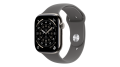 Smartwatch Apple Watch Series 11 GPS + Cellular, koperta 46 mm z tytanu w kolorze naturalnym, pasek sportowy w kolorze górskiej szarości - rozmiar M/L - MFCX4MP/A