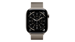 Smartwatch Apple Watch Series 11 GPS + Cellular koperta 46 mm z tytanu w kolorze naturalnym, bransoleta mediolańska w kolorze naturalnym - rozmiar M/L - MFD04MP/A