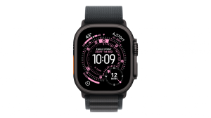 Smartwatch Apple Watch Ultra 3 GPS + Cellular, koperta 49 mm z tytanu w kolorze czarnym, opaska Alpine w kolorze czarnym - rozmiar L - MF0X4QP/A