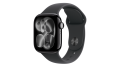 Smartwatch Apple Watch Series 11 GPS koperta 42 mm z aluminium w kolorze onyksu, pasek sportowy w kolorze czarnym - rozmiar S/M - MEQT4MP/A