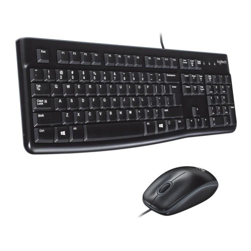 Zestaw przewodowy klawiatura + mysz Logitech Desktop MK120 N US czarny