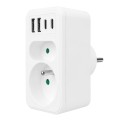 MACLEAN GNIAZDKO PRĄDOWE X2 + 4XUSB MCE249 F/W