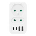 MACLEAN GNIAZDKO PRĄDOWE X2 + 4XUSB MCE249 F/W