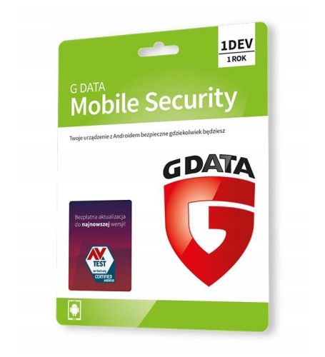 G DATA MOBILE INTERNET SECURITY KARTA KLUCZ - 2 urządzenia - 12 miesięcy
