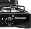 Kuchenka gazowa nastawna 4-palnikowa Ravanson K-04TB (czarny)